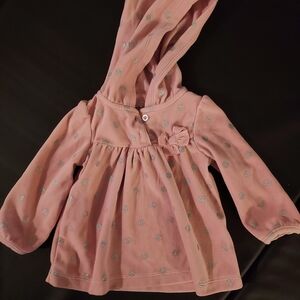 Carter's Pink Baby Jacket with Silver Dots